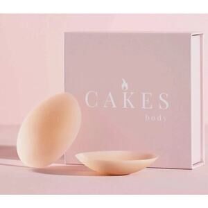 Cakes Body Silicone Sticky Cakes Circles Plus Honey Seamless Bra Grippy DDD+